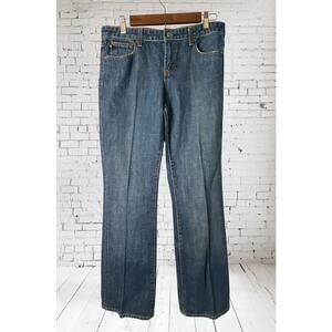 Polo Ralph Lauren Blue Kelly Medium Wash Straight Leg Denim Jeans Size 8